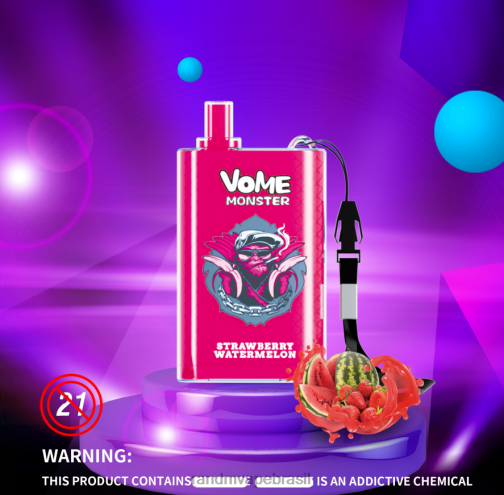 RandM Vape Buy Online - RandM Vome Monster Dispositivo vape pod de controle de fluxo de ar 10000 1 unidade 464N8277 gelo exuberante