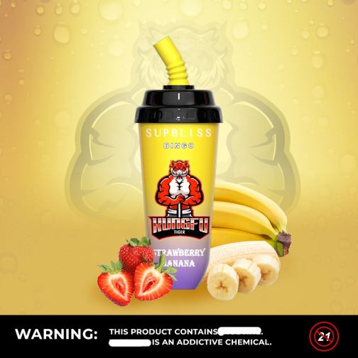 RandM Tornado Brasil - RandM Supbliss Bingo Dispositivo vape pod 8000 1 unidade 464N8262 morango banana