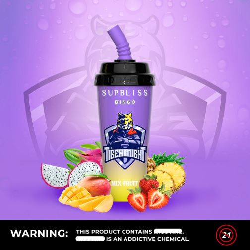 RandM Vape Flavors - RandM Supbliss Bingo Dispositivo vape pod 8000 1 unidade 464N8258 misture frutas
