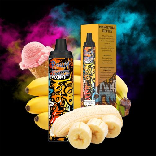 RandM Shop Discount - RandM Tornado Dispositivo vape pod de controle de fluxo de ar 6000 1 unidade 464N8279 limão, maçã vermelha