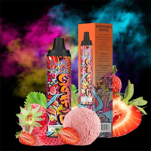 RandM Shop Discount - RandM Tornado Dispositivo vape pod de controle de fluxo de ar 6000 1 unidade 464N8279 limão, maçã vermelha