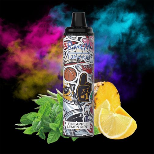 RandM Shop Discount - RandM Tornado Dispositivo vape pod de controle de fluxo de ar 6000 1 unidade 464N8279 limão, maçã vermelha