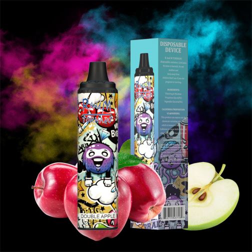 RandM Shop Discount - RandM Tornado Dispositivo vape pod de controle de fluxo de ar 6000 1 unidade 464N8279 limão, maçã vermelha