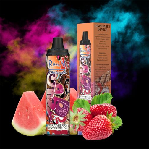 RandM Tornado Brasil - RandM Tornado Dispositivo vape pod de controle de fluxo de ar 6000 1 unidade 464N8292 melancia morango