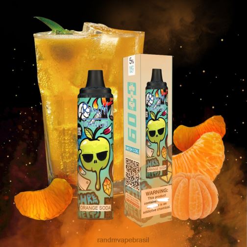 RandM Vape Buy Online - RandM Tornado Dispositivo vape pod de controle de fluxo de ar 6000 1 unidade 464N8287 refrigerante de laranja