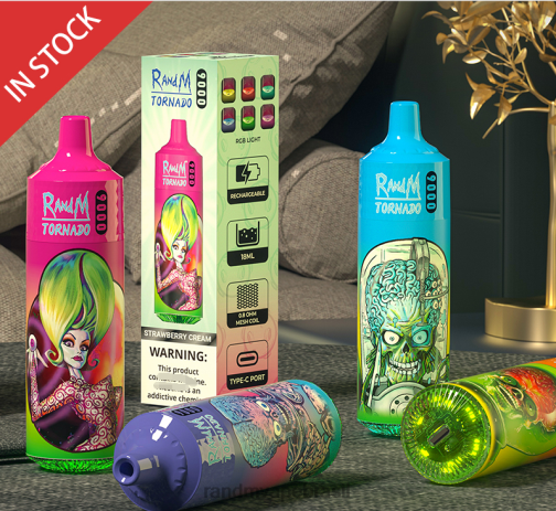 RandM Shop Discount - RandM Tornado Dispositivo vape pod 9000 1 unidade versão 2 464N8149 baga de pêssego