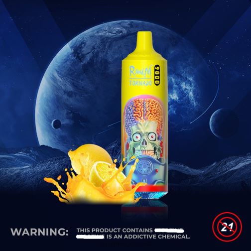 RandM Tornado Brasil - RandM Tornado Dispositivo vape pod 9000 1 unidade versão 2 464N8152 limão