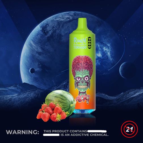 RandM Vape Flavors - RandM Tornado Dispositivo vape pod 9000 1 unidade versão 1 464N8128 melancia morango