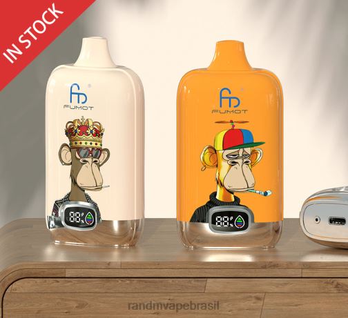 RandM Vape Buy Online - Fumot Original RandM Digital Box Dispositivo vape com bateria 12000 e display líquido 464N86 morango banana