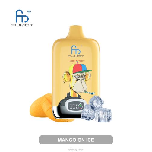 RandM Vape Buy Online - Fumot Original RandM Digital Box Dispositivo vape com bateria 12000 e display líquido 464N86 morango banana