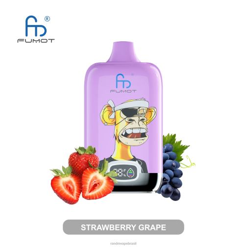 RandM Vape Buy Online - Fumot Original RandM Digital Box Dispositivo vape com bateria 12000 e display líquido 464N86 morango banana