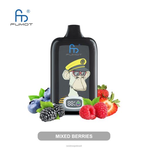 RandM Vape Buy Online - Fumot Original RandM Digital Box Dispositivo vape com bateria 12000 e display líquido 464N86 morango banana