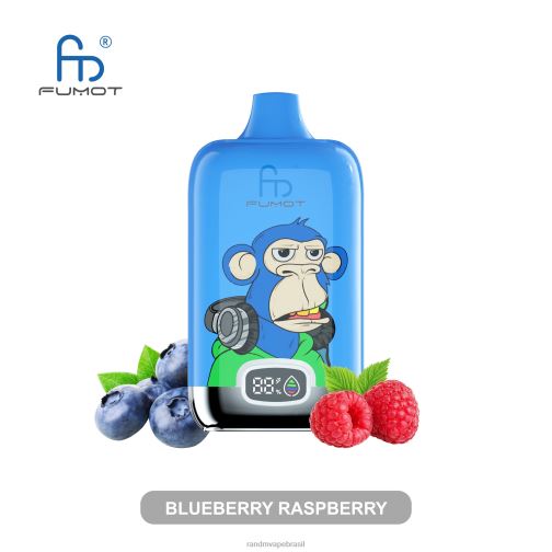 RandM Vape Review - Fumot Original RandM Digital Box Dispositivo vape com bateria 12000 e display líquido 464N84 framboesa mirtilo