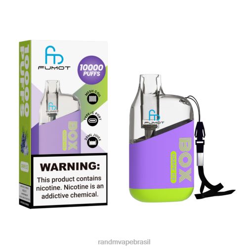 RandM Shop Discount - Fumot Original RandM Tornado Box Dispositivo vape de controle de fluxo de ar 10000 1 unidade 464N889 gelo de uva