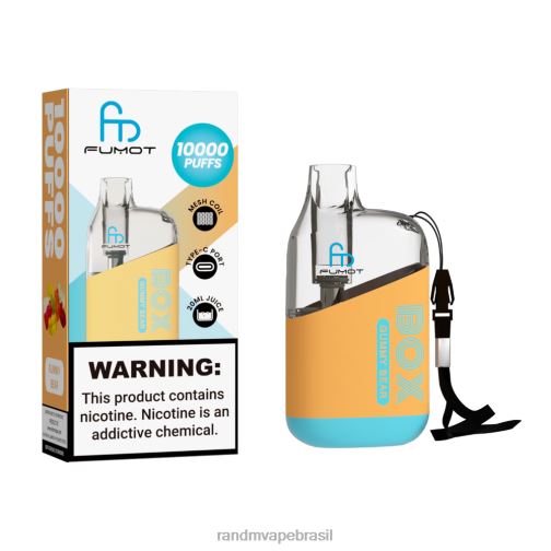 RandM Tornado Brasil - Fumot Original RandM Tornado Box Dispositivo vape de controle de fluxo de ar 10000 1 unidade 464N892 ursinho de goma