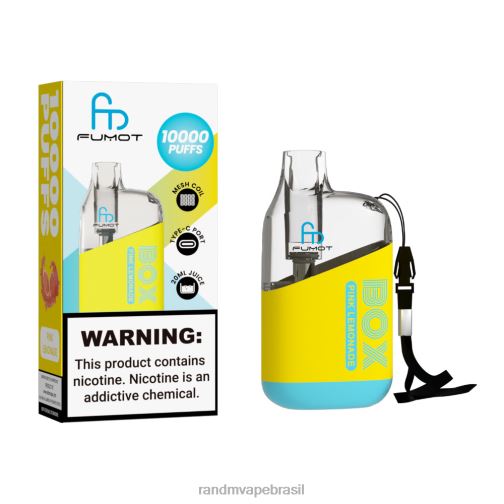 RandM Vape Buy Online - Fumot Original RandM Tornado Box Dispositivo vape de controle de fluxo de ar 10000 1 unidade 464N896 limonada rosa