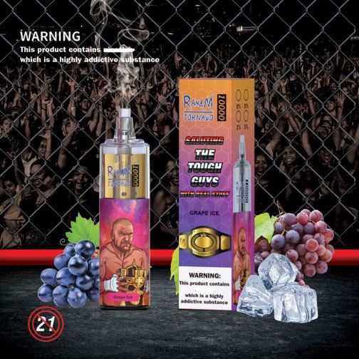 RandM Shop Discount - RandM Tornado Dispositivo vape de controle de fluxo de ar 10000 1 unidade 464N8109 gelo de uva