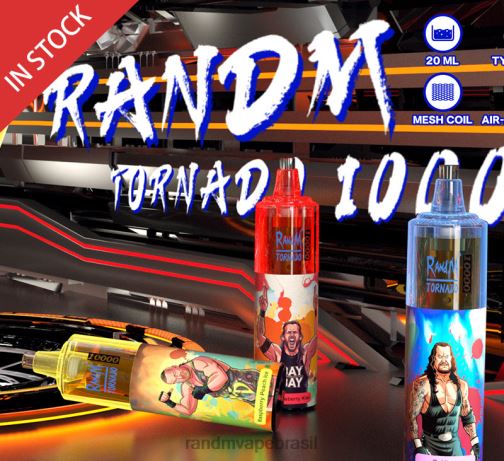 RandM Shop Discount - RandM Tornado Dispositivo vape de controle de fluxo de ar 10000 1 unidade 464N8109 gelo de uva