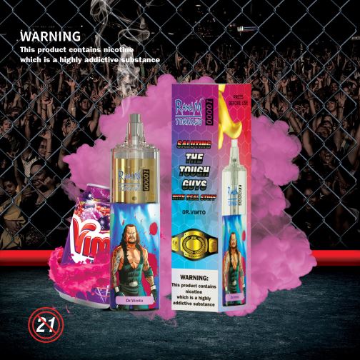 RandM Shop Discount - RandM Tornado Dispositivo vape de controle de fluxo de ar 10000 1 unidade 464N8109 gelo de uva