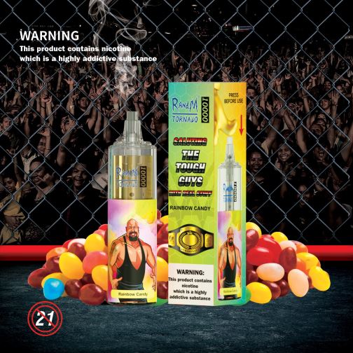 RandM Shop Discount - RandM Tornado Dispositivo vape de controle de fluxo de ar 10000 1 unidade 464N8109 gelo de uva