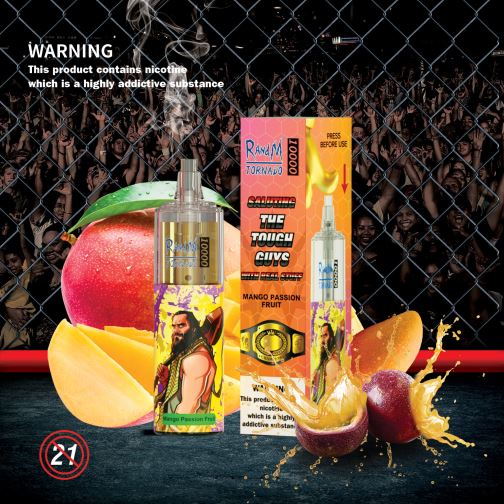 RandM Shop Discount - RandM Tornado Dispositivo vape de controle de fluxo de ar 10000 1 unidade 464N8109 gelo de uva