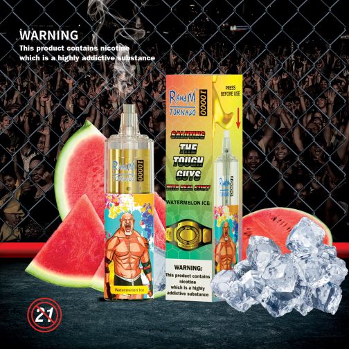 RandM Shop Reviews - RandM Tornado Dispositivo vape de controle de fluxo de ar 10000 1 unidade 464N8125 gelo de melancia