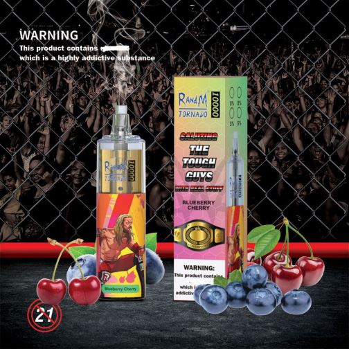 RandM Tornado Valor - RandM Tornado Dispositivo vape de controle de fluxo de ar 10000 1 unidade 464N8103 cereja de mirtilo