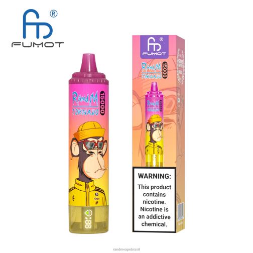 RandM Shop Discount - Fumot RandM Tornado Dispositivo vape 15000 com bateria e display ejuice versão 1 464N829 melancia morango