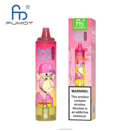 RandM Shop Discount - Fumot RandM Tornado Dispositivo vape 15000 com bateria e display ejuice versão 1 464N829 melancia morango