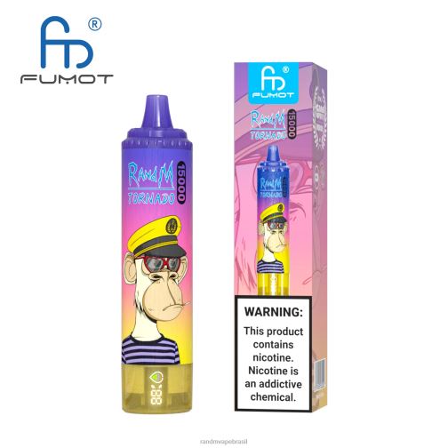 RandM Shop Discount - Fumot RandM Tornado Dispositivo vape 15000 com bateria e display ejuice versão 1 464N829 melancia morango