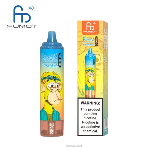 RandM Shop Discount - Fumot RandM Tornado Dispositivo vape 15000 com bateria e display ejuice versão 1 464N829 melancia morango