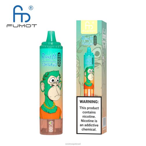 RandM Shop Discount - Fumot RandM Tornado Dispositivo vape 15000 com bateria e display ejuice versão 1 464N829 melancia morango
