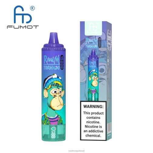 RandM Shop Discount - Fumot RandM Tornado Dispositivo vape 15000 com bateria e display ejuice versão 1 464N829 melancia morango