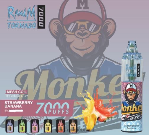 RandM Shop Discount - RandM Tornado Dispositivo vape de controle de fluxo de ar 7000 1 unidade 464N8169 mirtilo no gelo