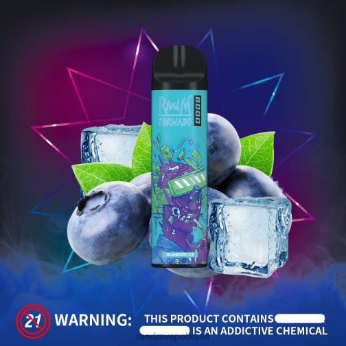 RandM Shop Discount - RandM Tornado Dispositivo vape de controle de fluxo de ar 8000 1 unidade 464N8239 limonada de morango