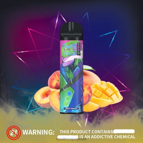 RandM Shop Discount - RandM Tornado Dispositivo vape de controle de fluxo de ar 8000 1 unidade 464N8249 menta refrescante