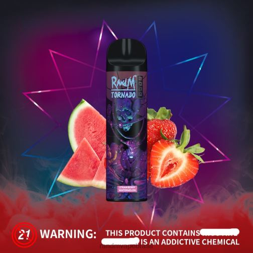 RandM Shop Reviews - RandM Tornado Dispositivo vape de controle de fluxo de ar 8000 1 unidade 464N8245 melão maçã vermelha