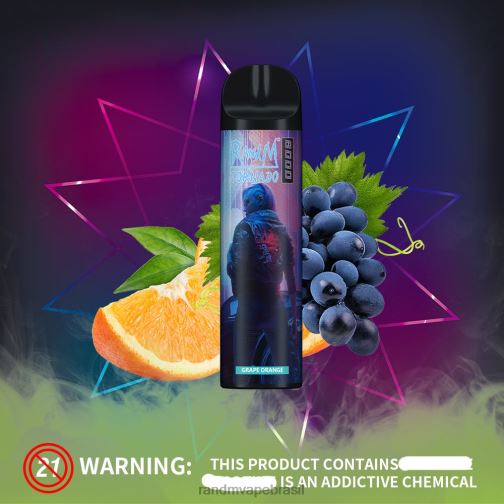 RandM Shop Reviews - RandM Tornado Dispositivo vape de controle de fluxo de ar 8000 1 unidade 464N8245 melão maçã vermelha