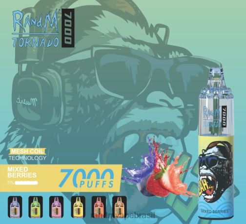 RandM Tornado Valor - RandM Tornado Dispositivo vape de controle de fluxo de ar 7000 1 unidade 464N8173 gelo de uva