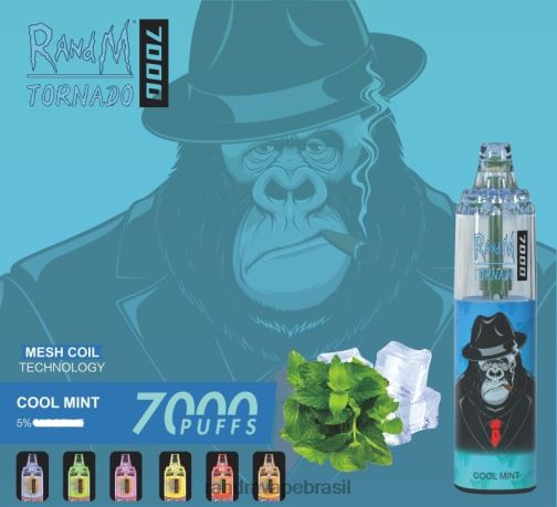 RandM Tornado Valor - RandM Tornado Dispositivo vape de controle de fluxo de ar 7000 1 unidade 464N8173 gelo de uva