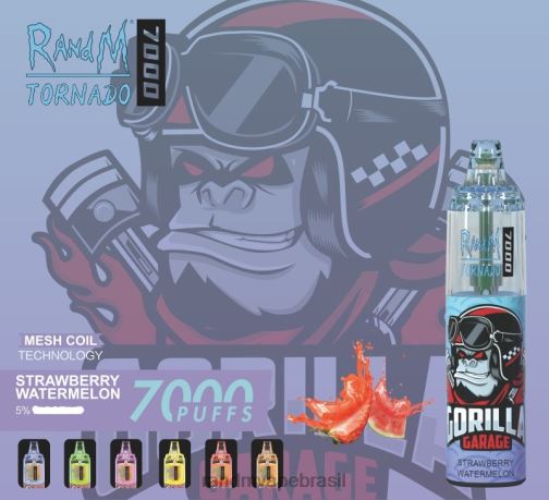 RandM Tornado Valor - RandM Tornado Dispositivo vape de controle de fluxo de ar 7000 1 unidade 464N8173 gelo de uva